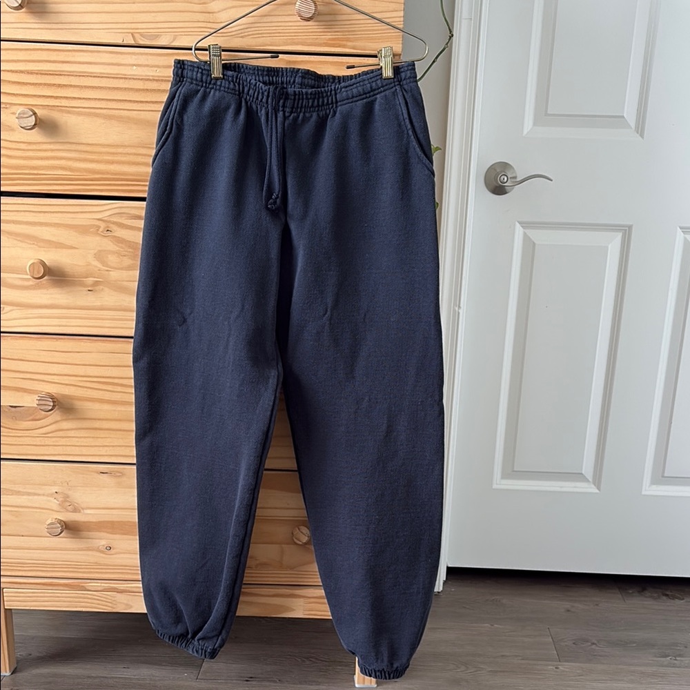 Los Angeles Apparel Heavy Fleece Unisex Sweatpants Navy